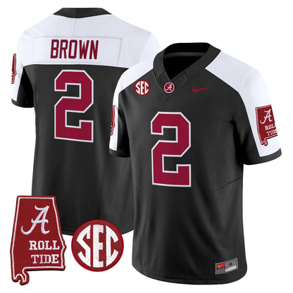 Alabama Crimson Tide 2026 Vapor Limited Jersey - Alabama Map - All Stitched