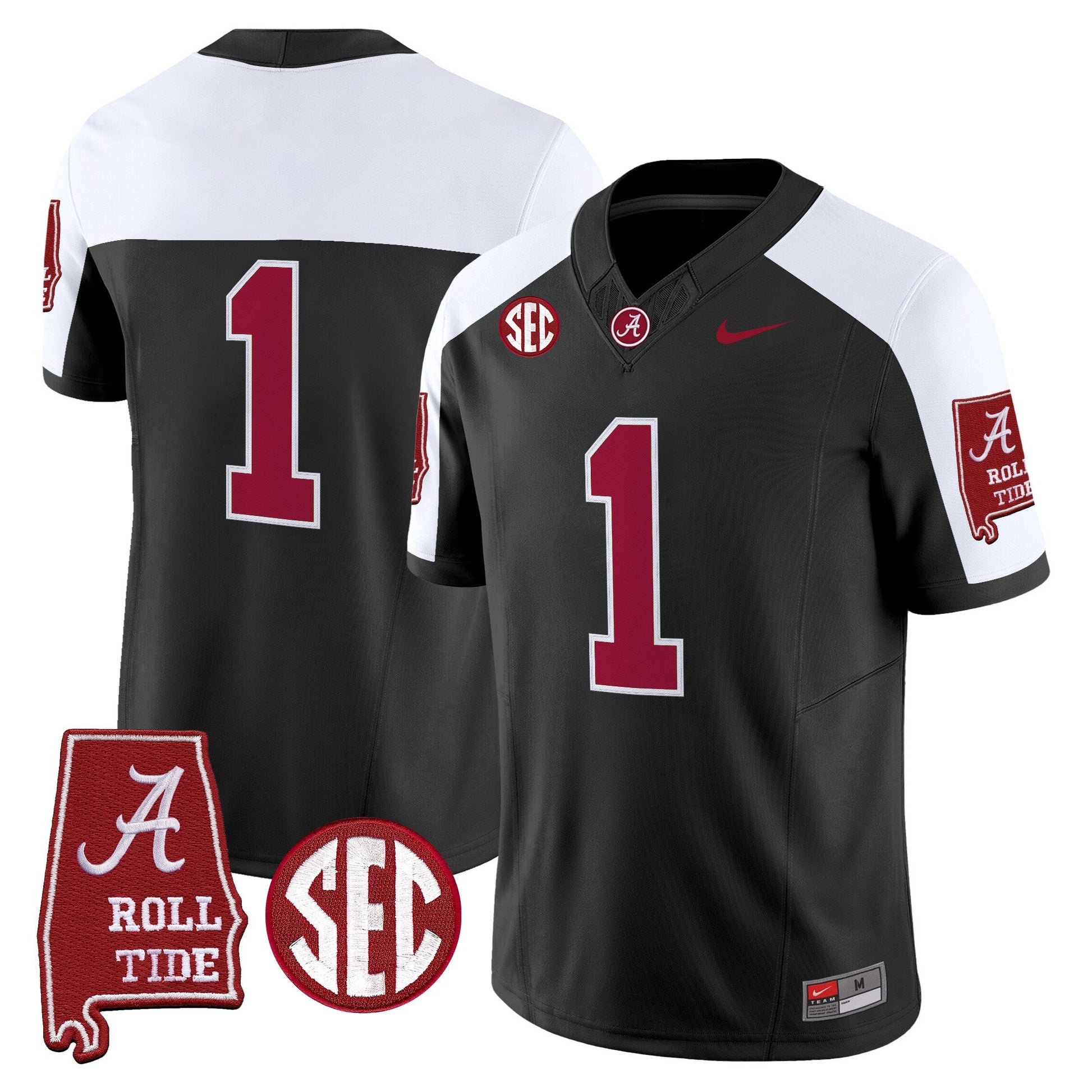 Alabama Crimson Tide 2026 Vapor Limited Jersey - Alabama Map - All Stitched