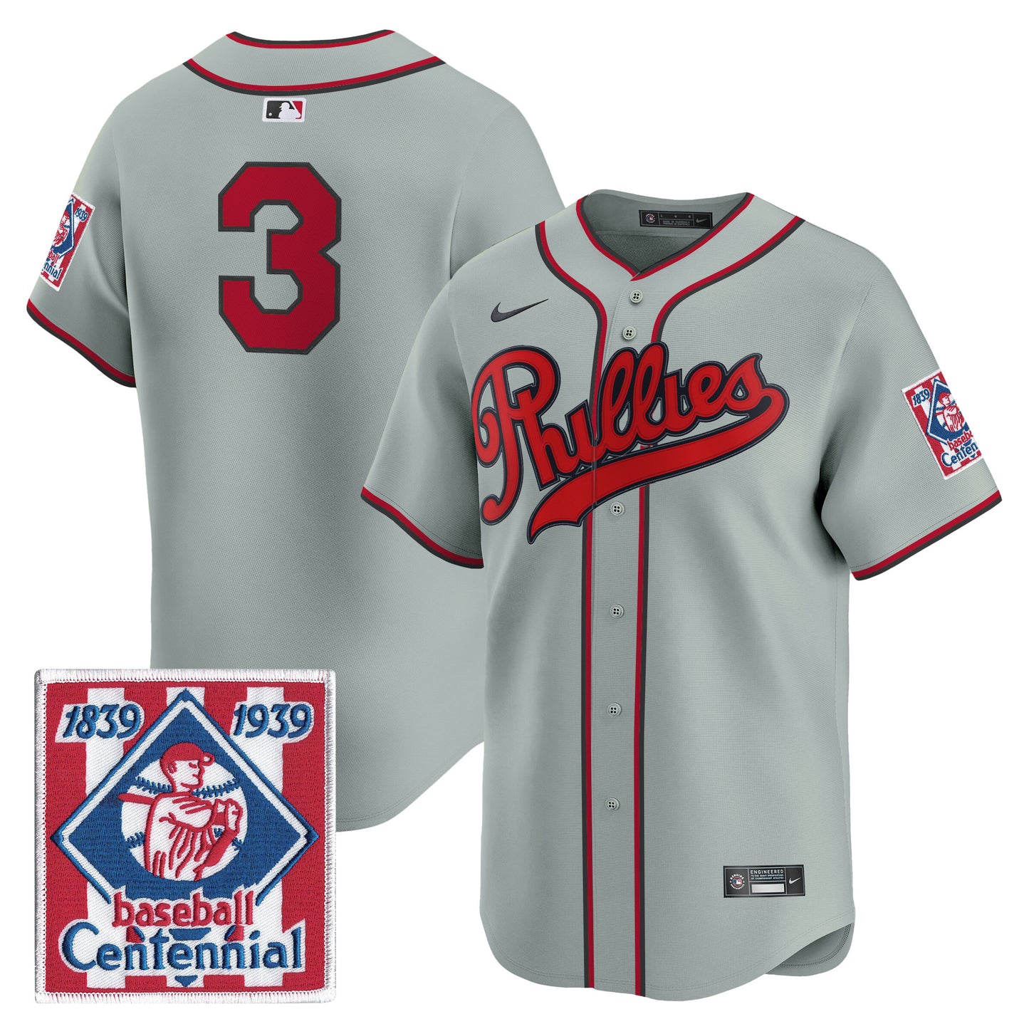 Philadelphia Phillies 2026 Field of Dreams Vapor Premier Limited Jersey - No Name on Back - Stitched