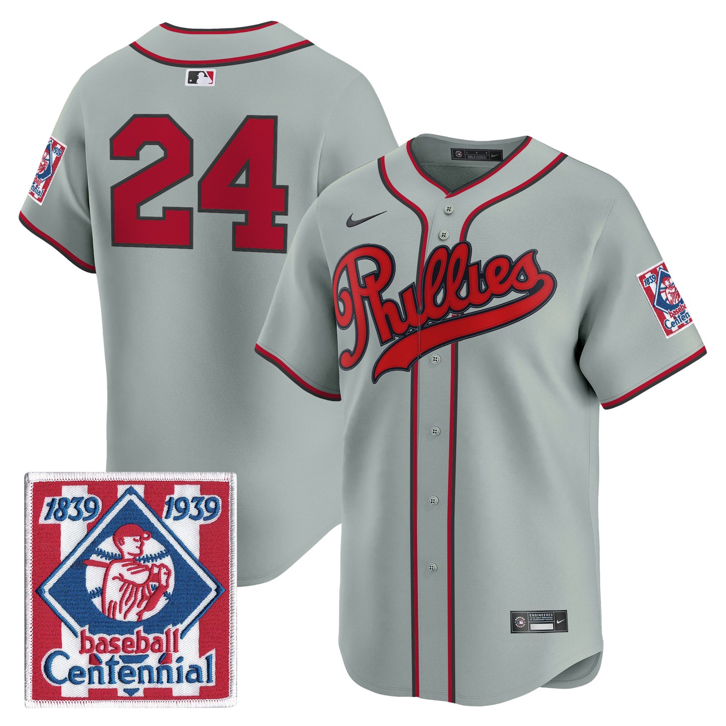 Philadelphia Phillies 2026 Field of Dreams Vapor Premier Limited Jersey - No Name on Back - Stitched