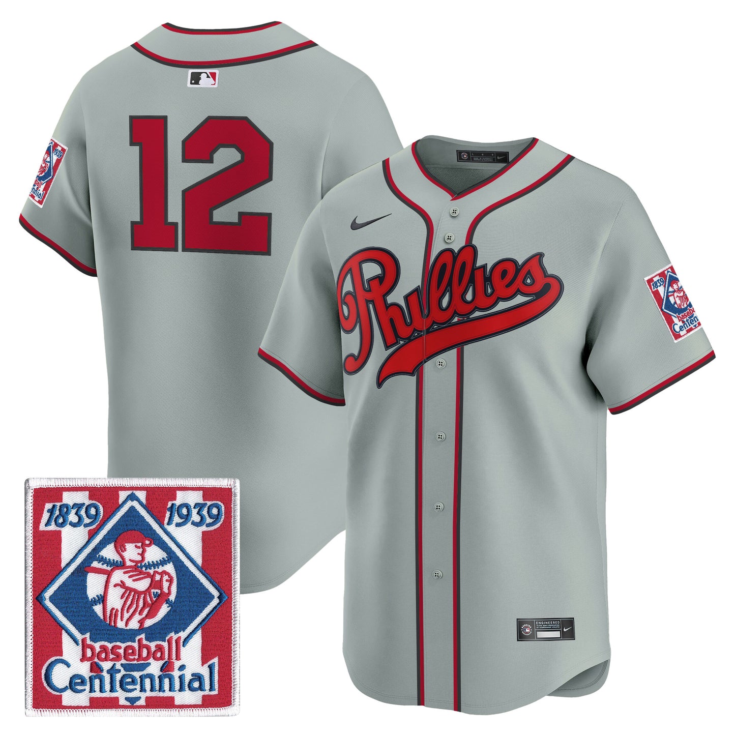 Philadelphia Phillies 2026 Field of Dreams Vapor Premier Limited Jersey - No Name on Back - Stitched