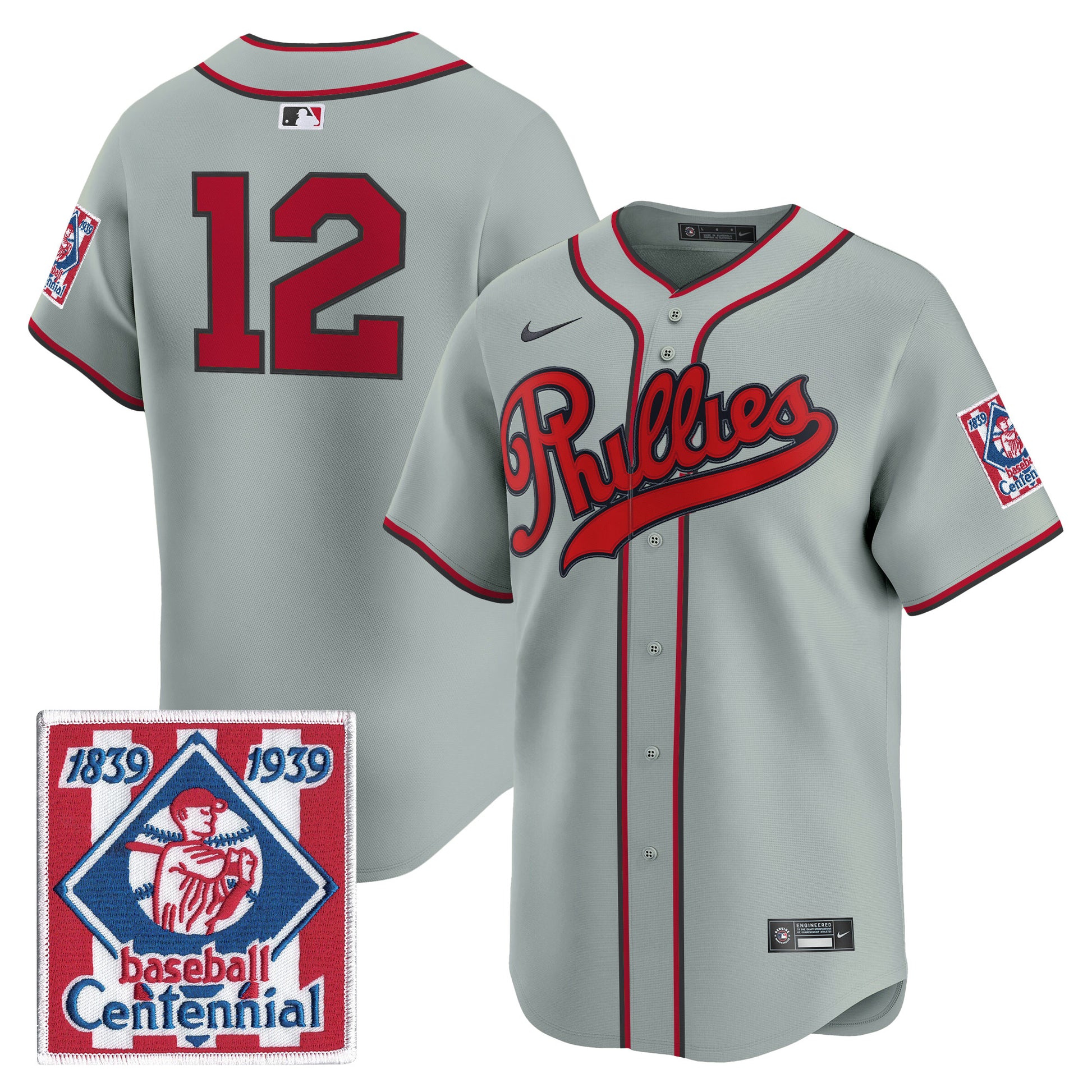 Philadelphia Phillies 2026 Field of Dreams Vapor Premier Limited Jersey - No Name on Back - Stitched