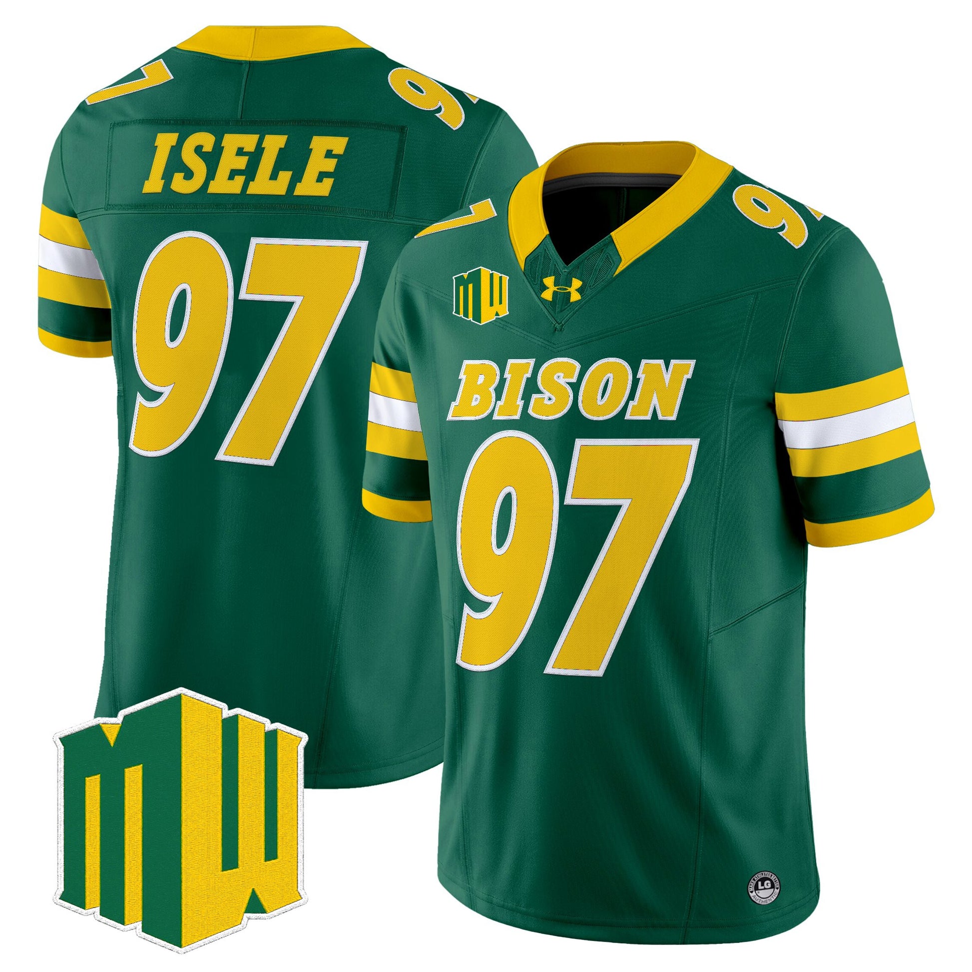  North Dakota State Bison 2026 Vapor Limited Jersey - Stitched