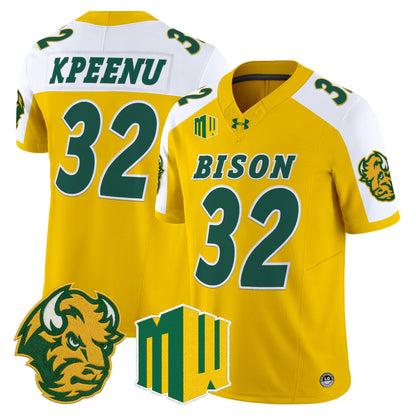  North Dakota State Bison 2026 Vapor Limited Jersey - Stitched
