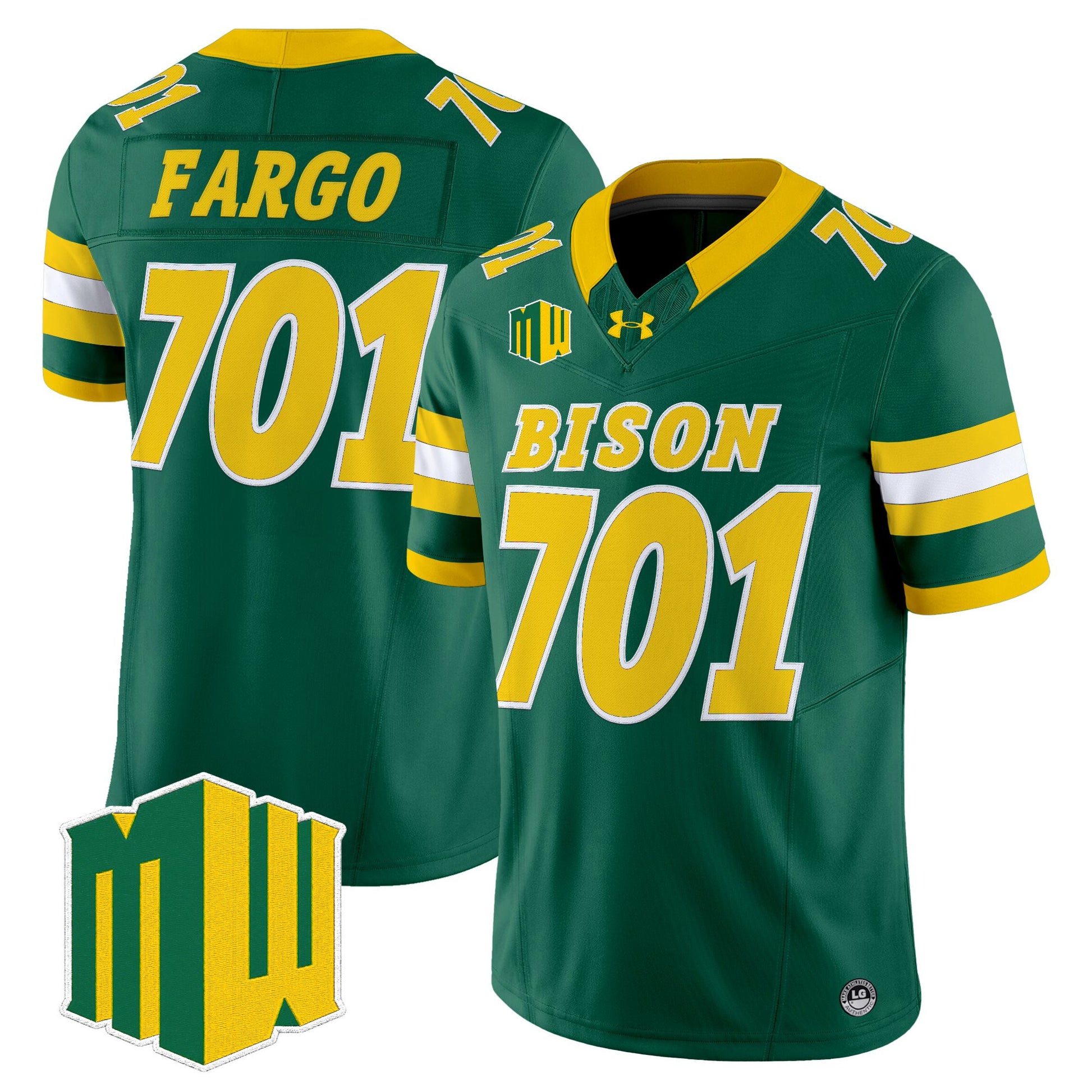  North Dakota State Bison 2026 Vapor Limited Jersey - Stitched