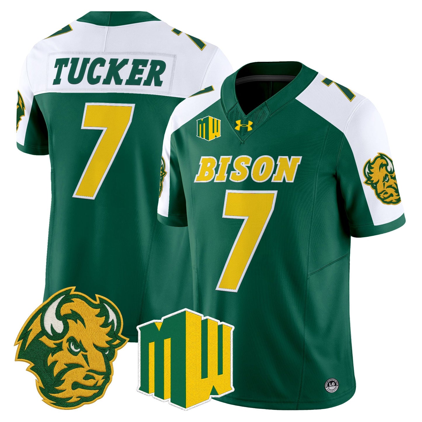  North Dakota State Bison 2026 Vapor Limited Jersey - Stitched