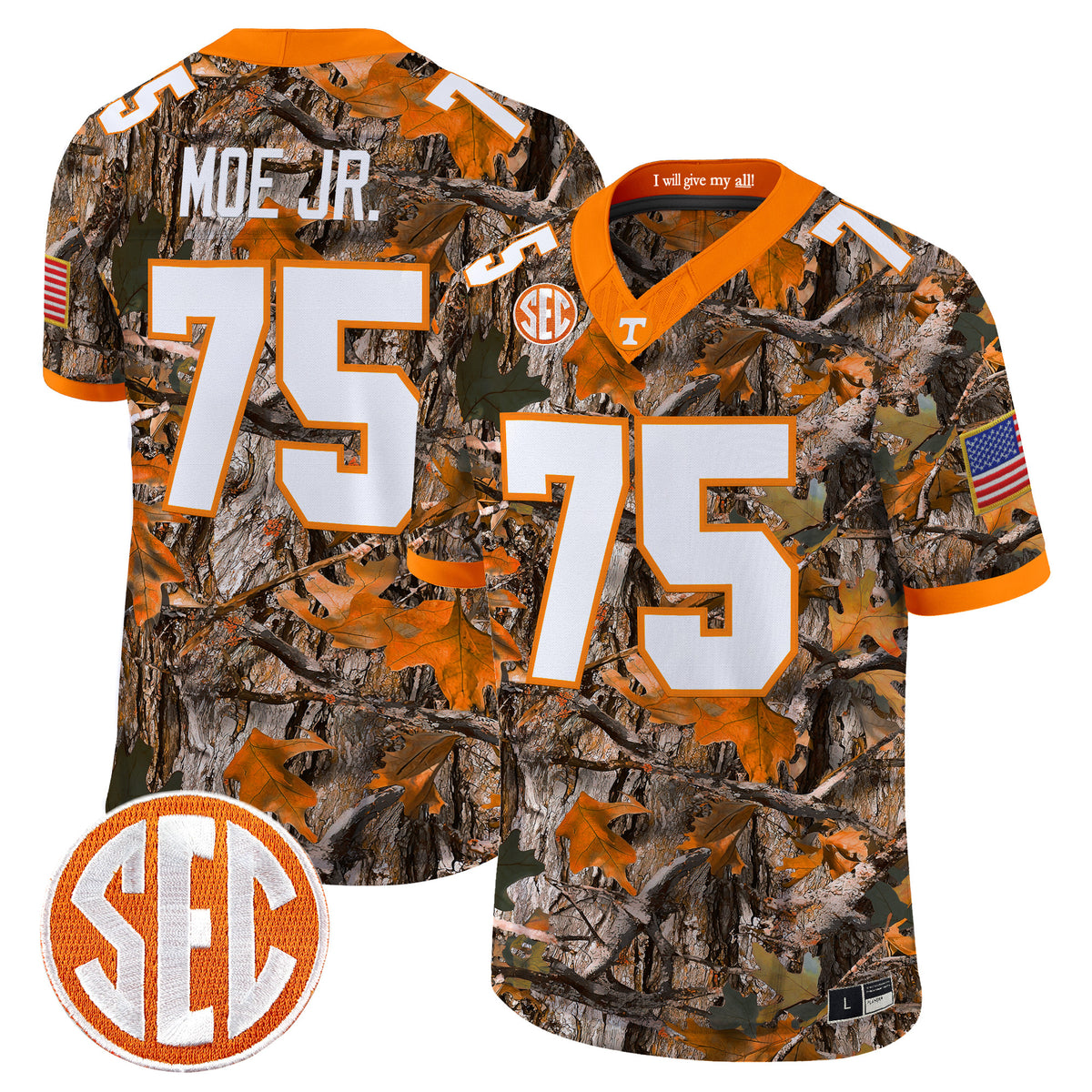 Tennessee Volunteers Camouflage Edition 2026 Vapor Limited Jersey -  Stitched