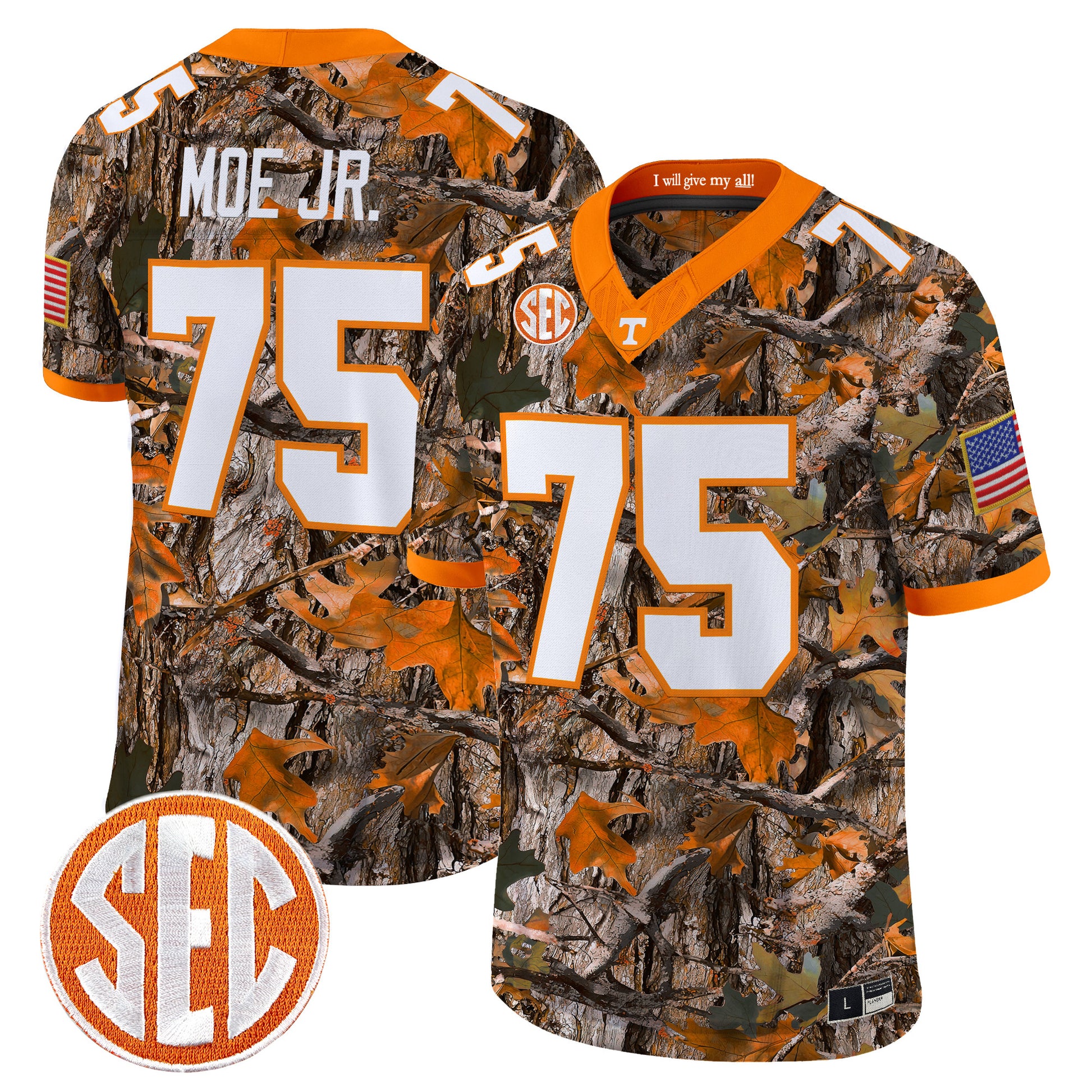 Tennessee Volunteers Camouflage Edition 2026 Vapor Limited Jersey -  Stitched