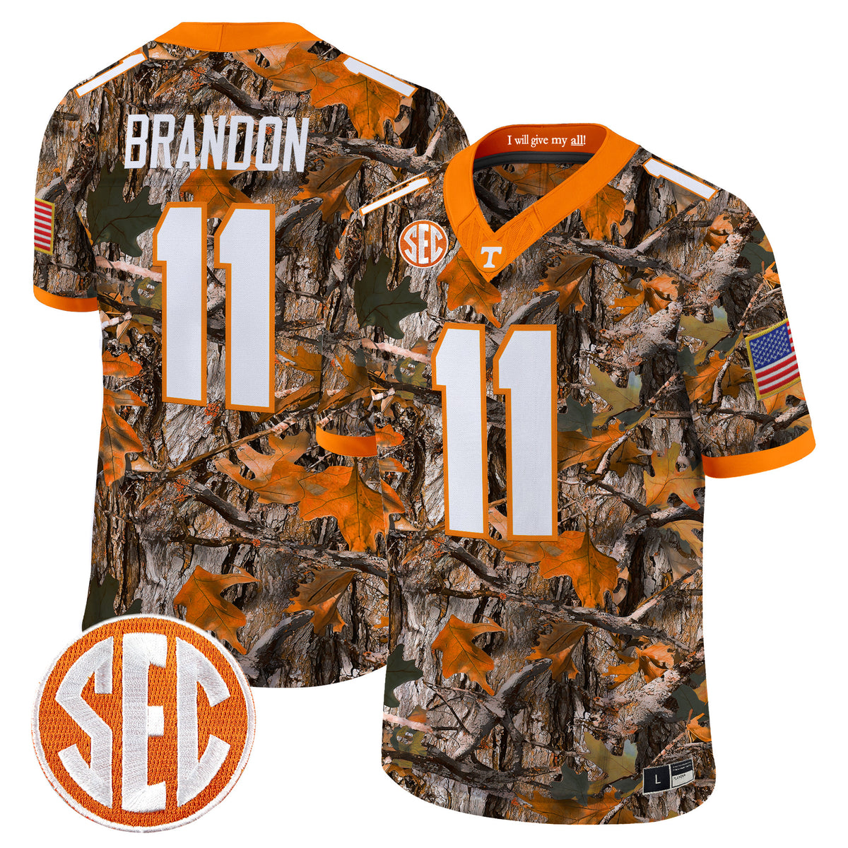Tennessee Volunteers Camouflage Edition 2026 Vapor Limited Jersey -  Stitched