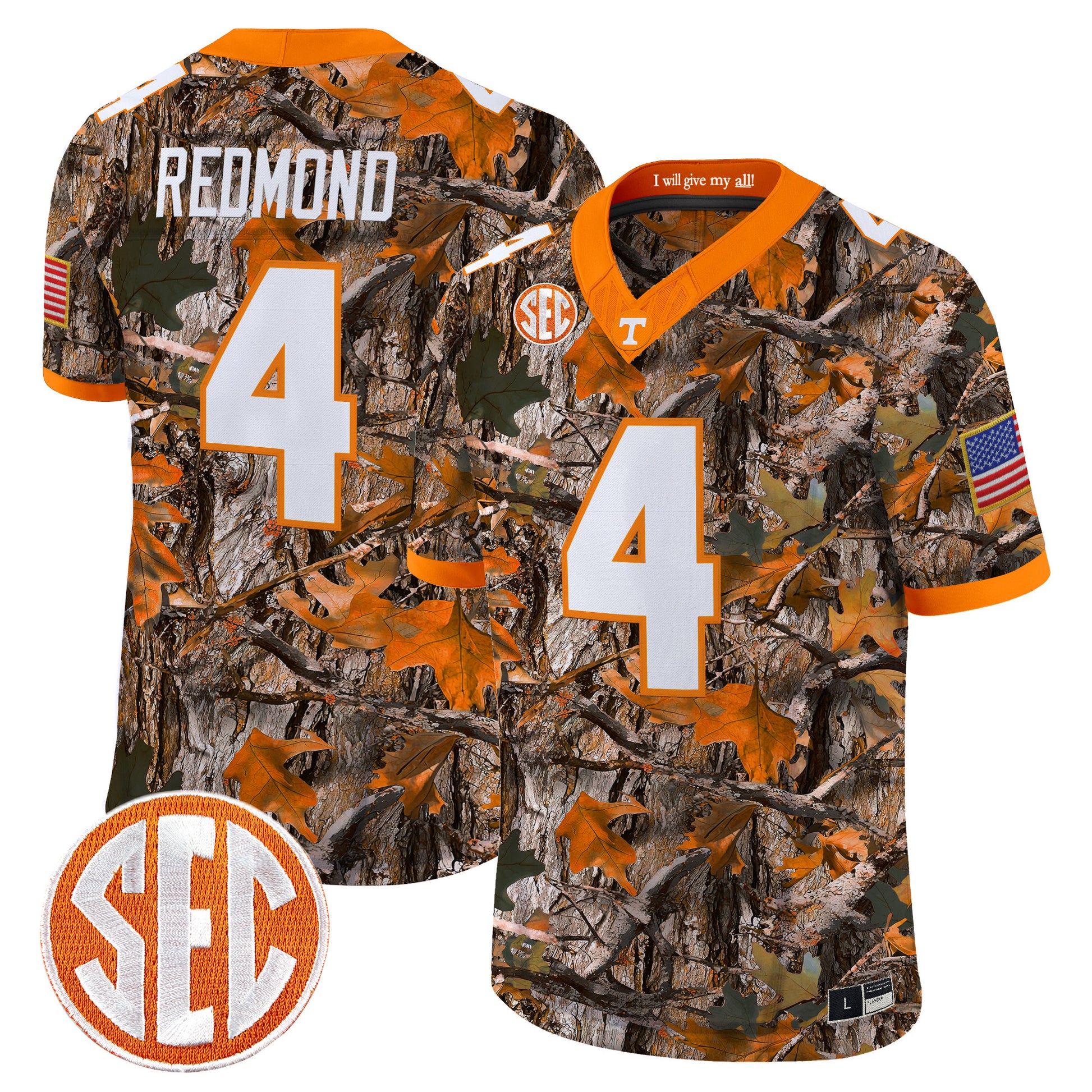 Tennessee Volunteers Camouflage Edition 2026 Vapor Limited Jersey -  Stitched