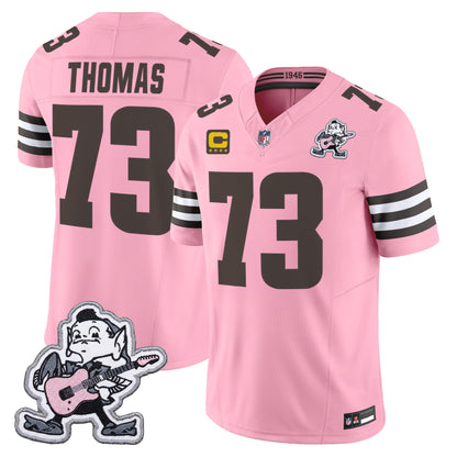 Men's Cleveland Browns MGK Patch Vapor Limited Jersey -  Stitched
