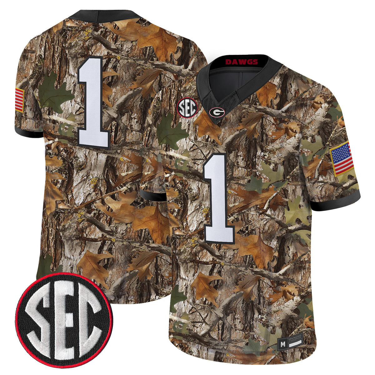 Georgia Bulldogs Camouflage Edition 2026 Vapor Limited Jersey -  Stitched