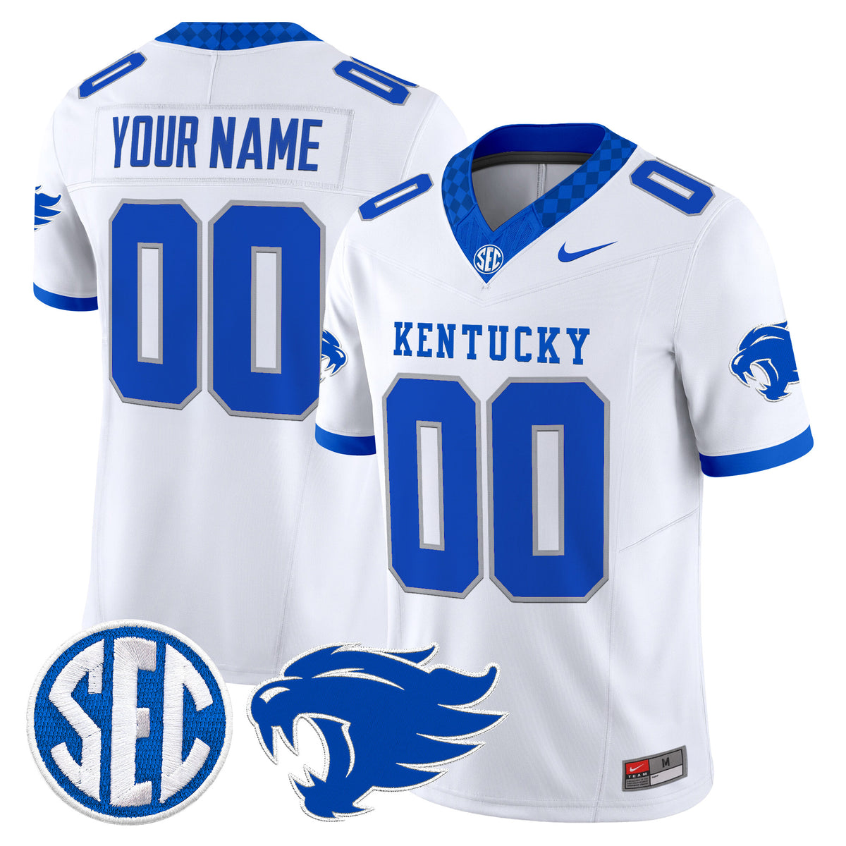 Kentucky Wildcats 2026 Vapor Limited Custom Jersey - Stitched