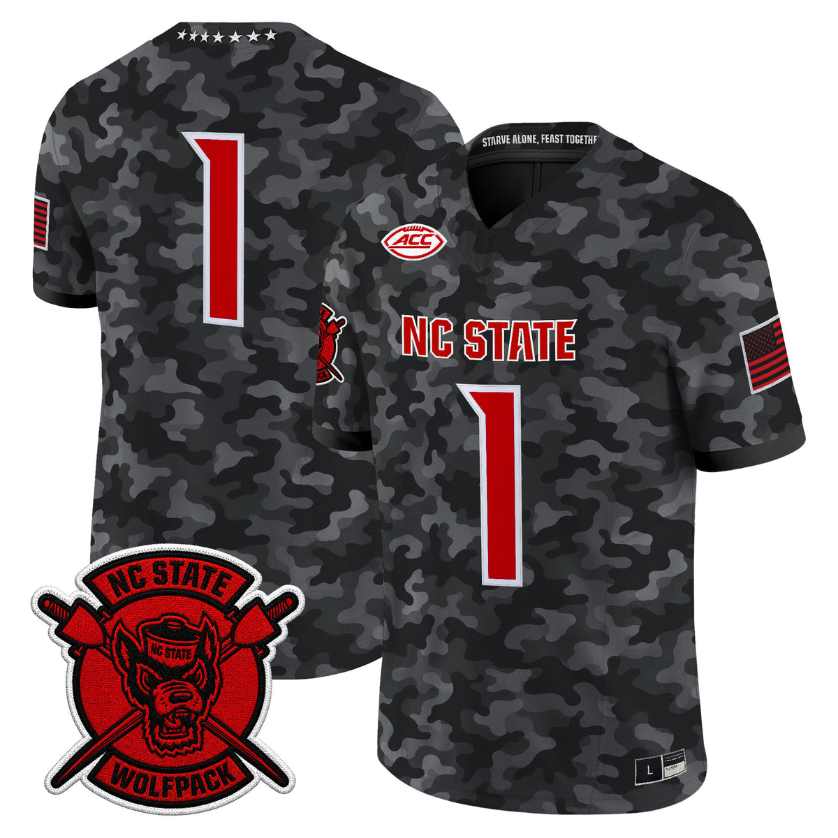 NC State Wolfpack 2026 'Honor and Support' Vapor Limited Jersey - Stitched