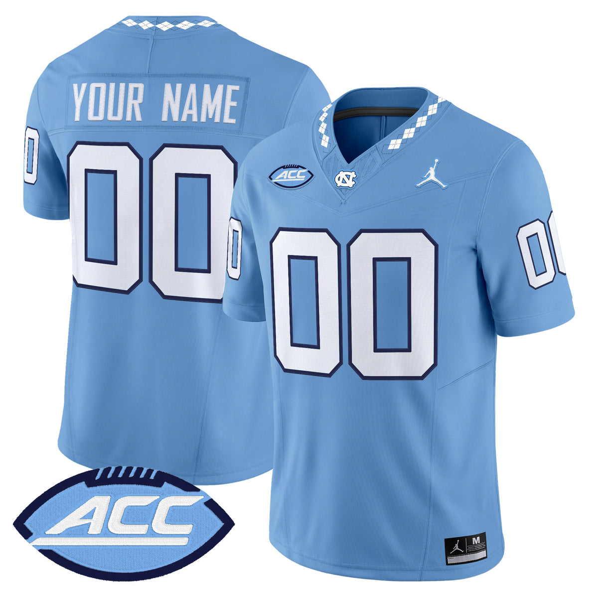 North Carolina Tar Heels 2026 Vapor Limited Custom Jersey - Stitched