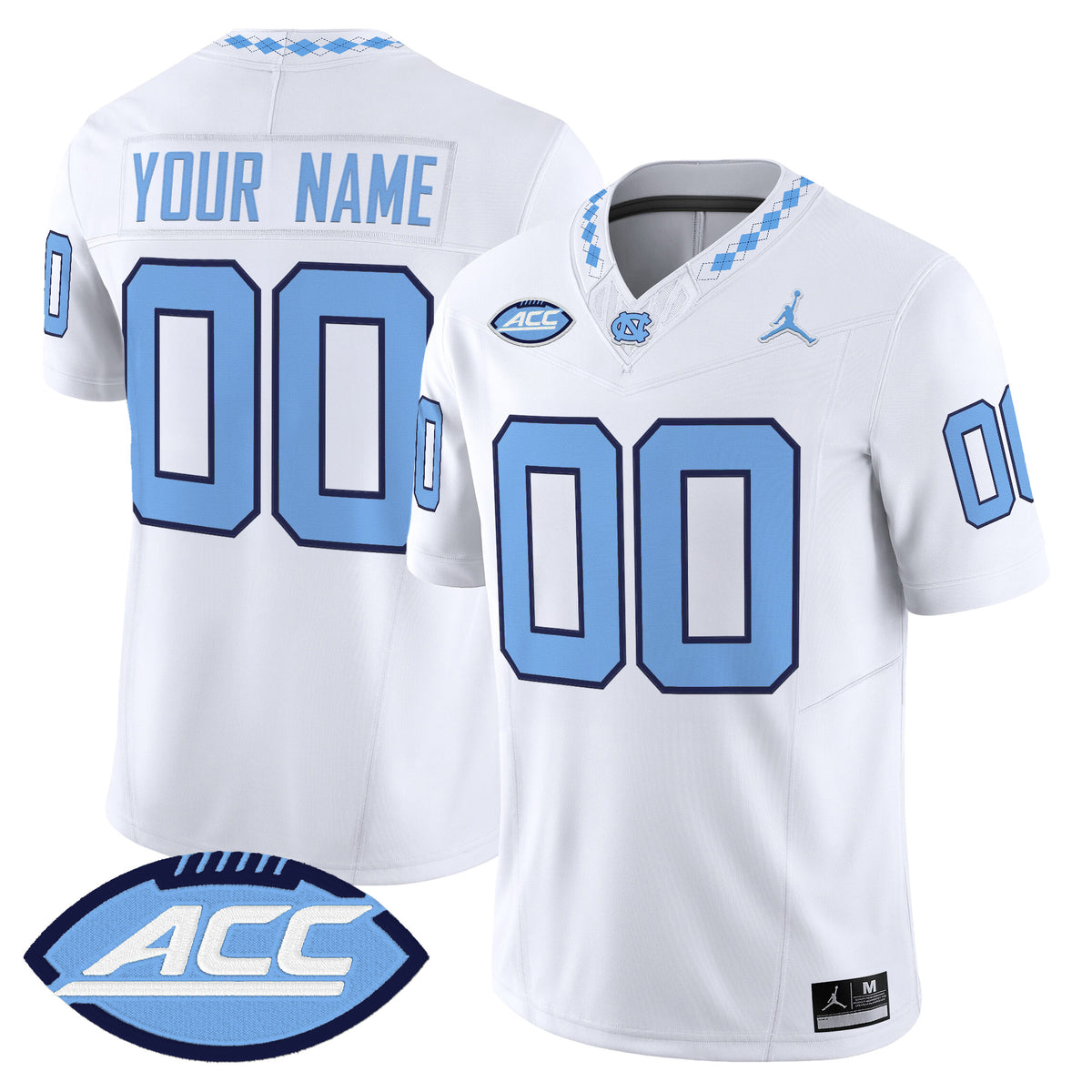 North Carolina Tar Heels 2026 Vapor Limited Custom Jersey - Stitched
