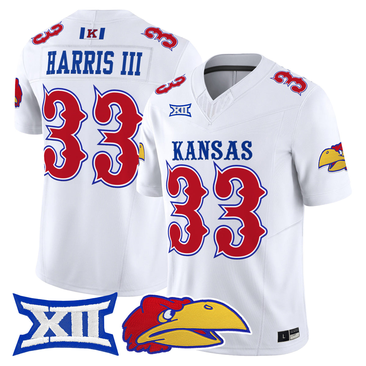  Kansas Jayhawks 2026 Vapor Limited Jersey -  Stitched