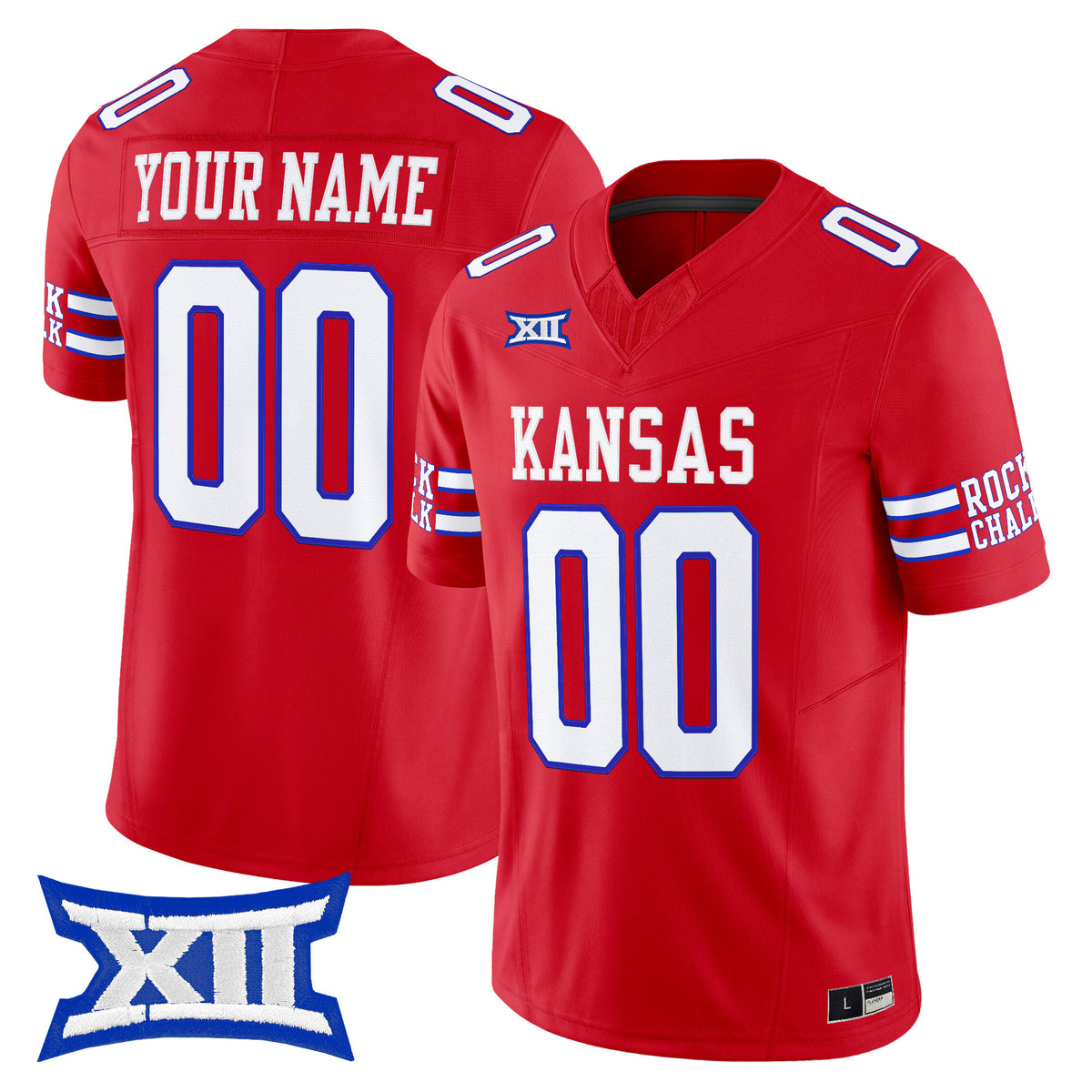 Kansas Jayhawks 2026 Vapor Limited Custom Jersey -  Stitched