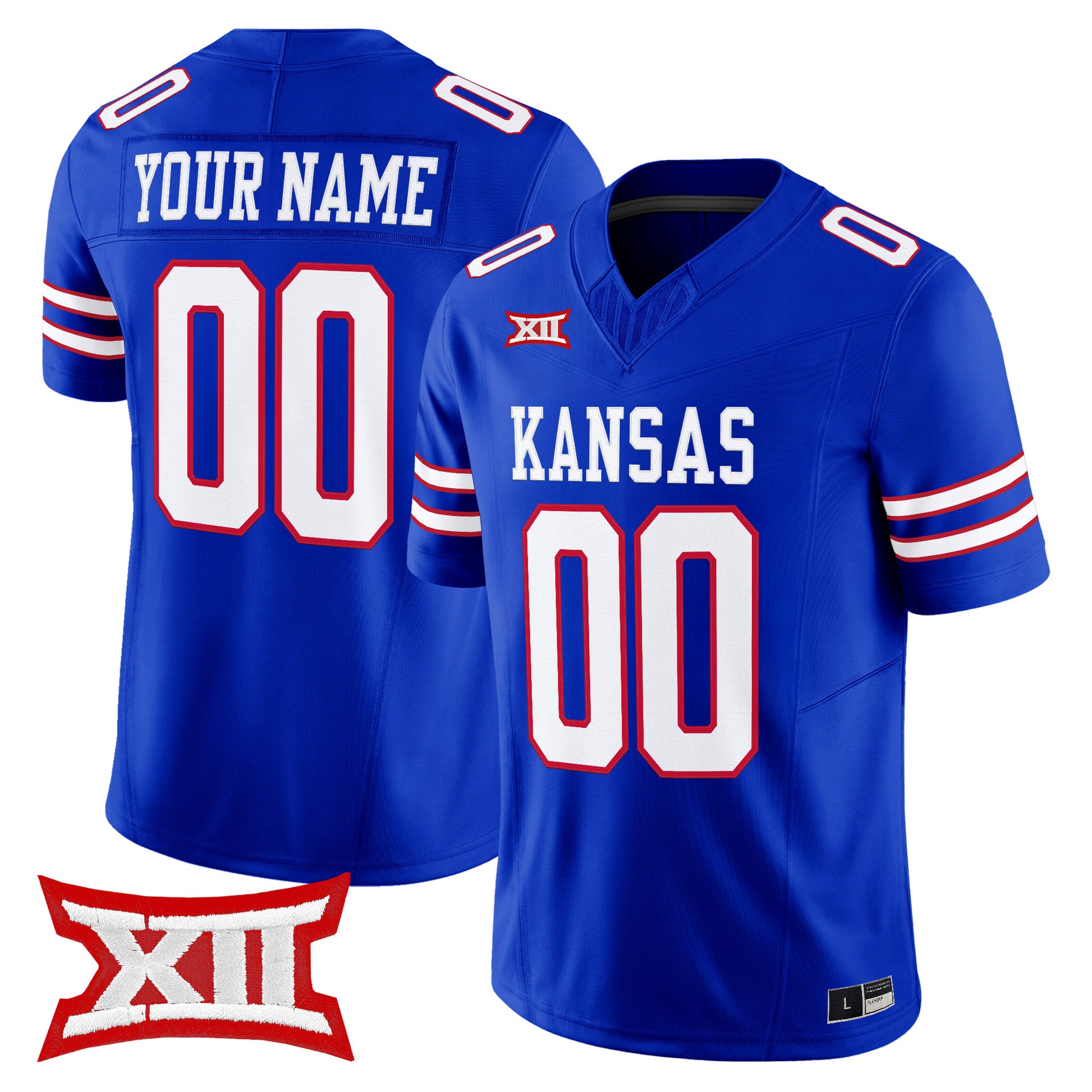 Kansas Jayhawks 2026 Vapor Limited Custom Jersey -  Stitched