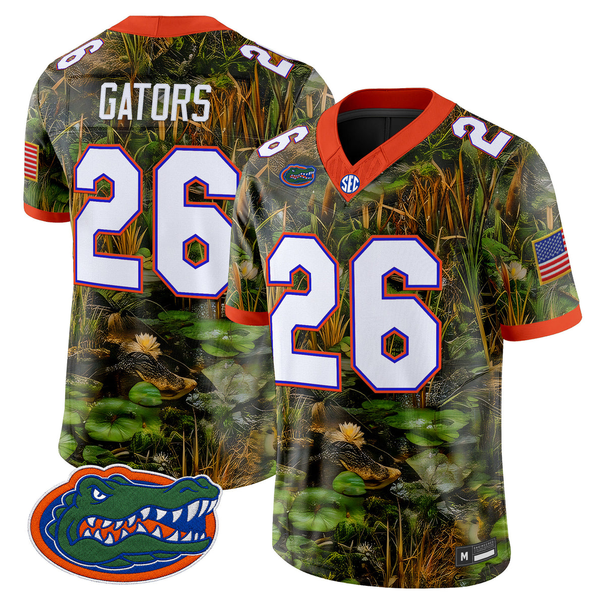 Florida Gators Camouflage Edition 2026 Vapor Limited Jersey -  Stitched