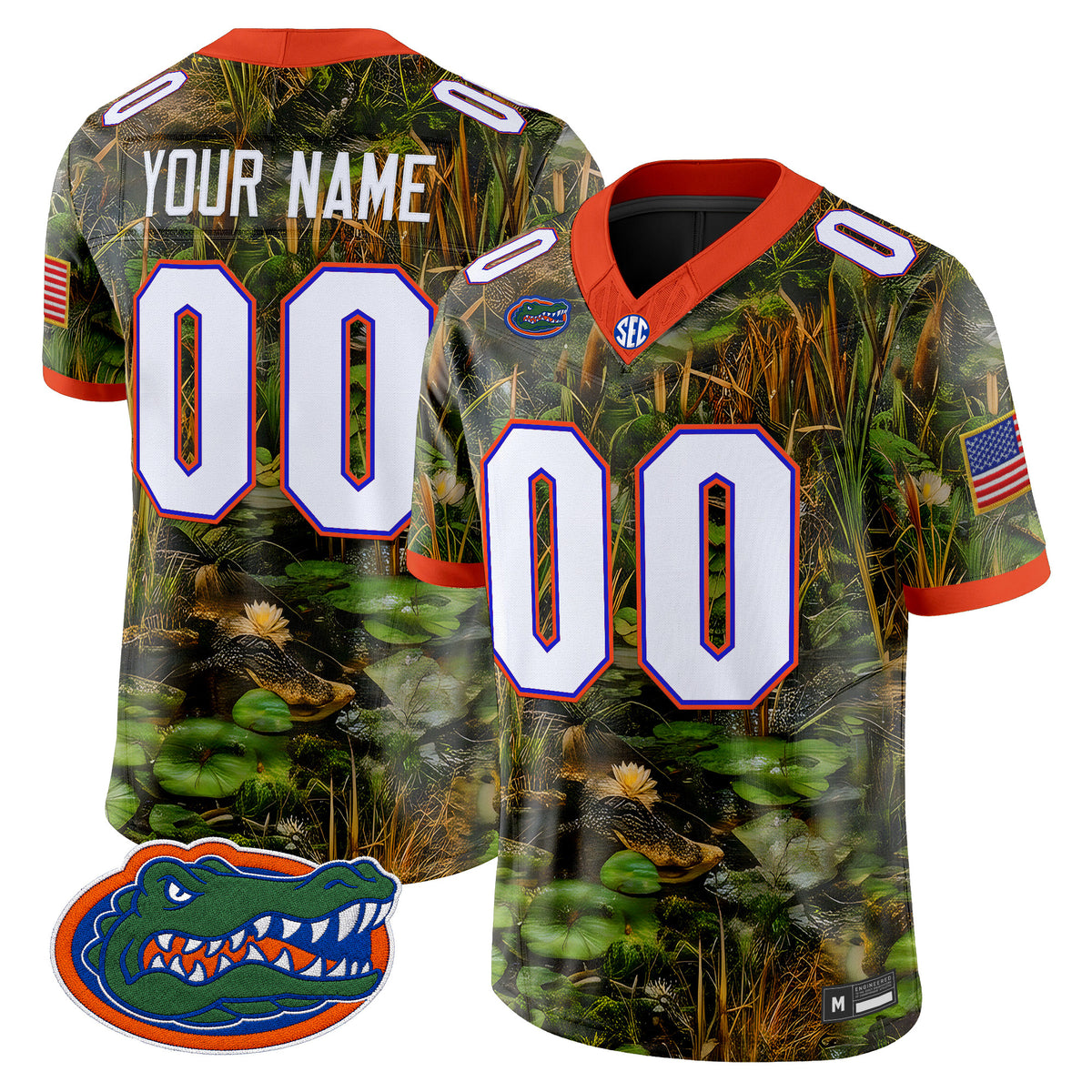 Florida Gators Camouflage Edition 2026 Vapor Limited Custom Jersey -  Stitched