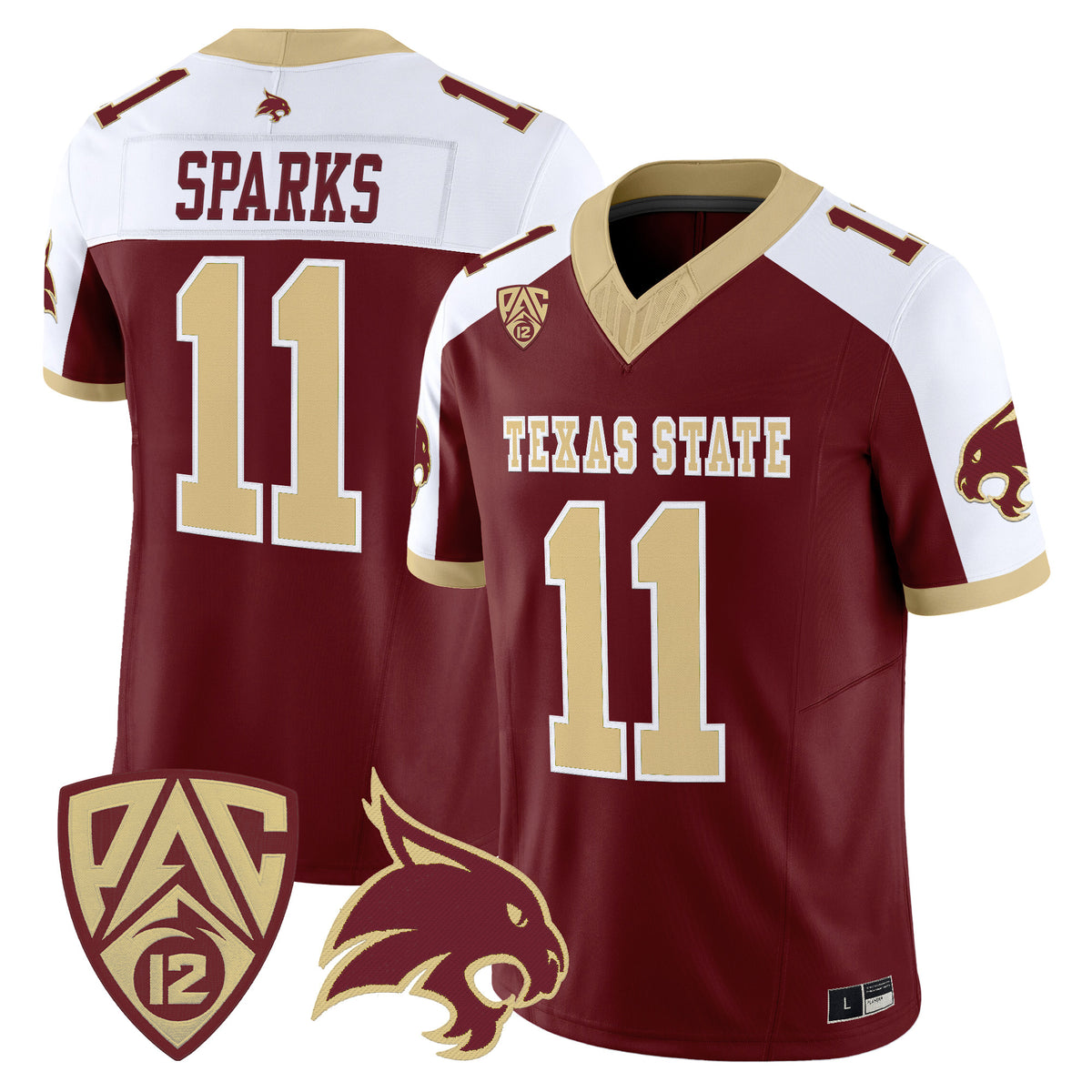 Texas State Bobcats 2026 Vapor Limited Jersey - Stitched