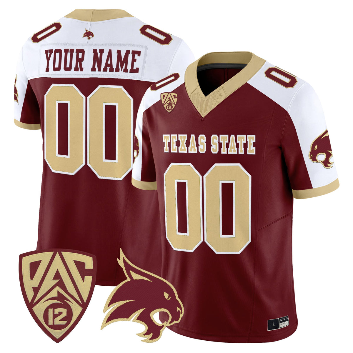 Texas State Bobcats 2026 Vapor Limited Custom Jersey - Stitched