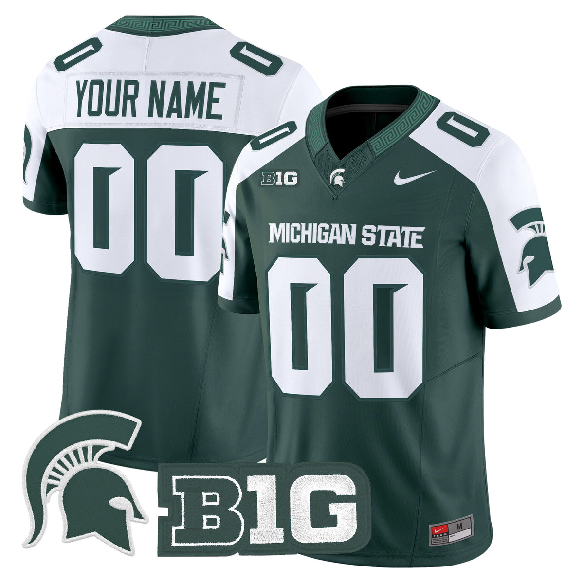 Michigan State Spartans 2026 Vapor Limited Custom Jersey - Stitched