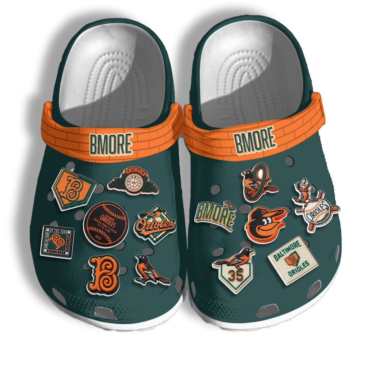 BAL 2026 City Connect Green Clogs - Charms Gift Set