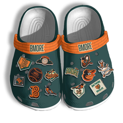 BAL 2026 City Connect Green Clogs - Charms Gift Set