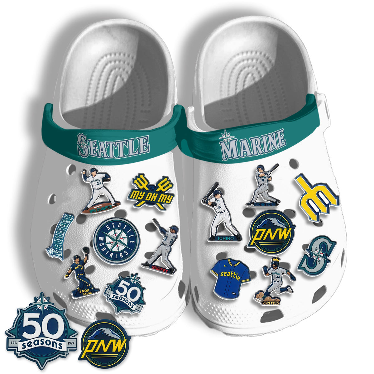 SM 2026 White clogs - Charms Gift Set
