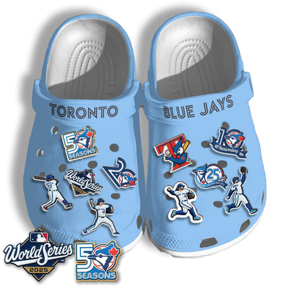 TBJ 2026 Blue clogs - Charms Gift Set