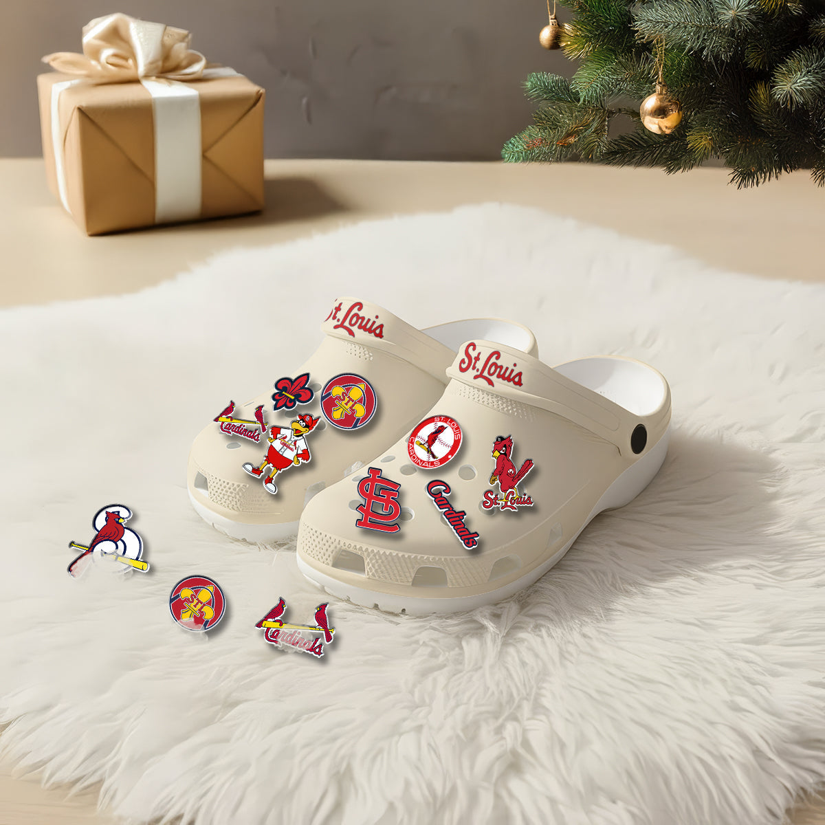 STL Cream Clogs 2026 - Charms Gift Set