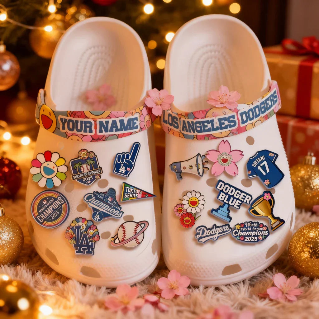 LAD Tokyo Series Clogs - Charms Gift Set - White