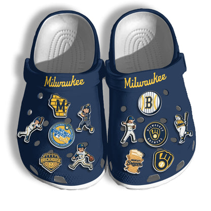 MWB 2026 Navy clogs - Charms Gift Set