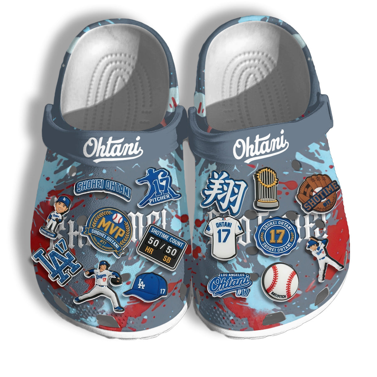 LAD 2026 Shotime Gray clogs - Charms Gift Set