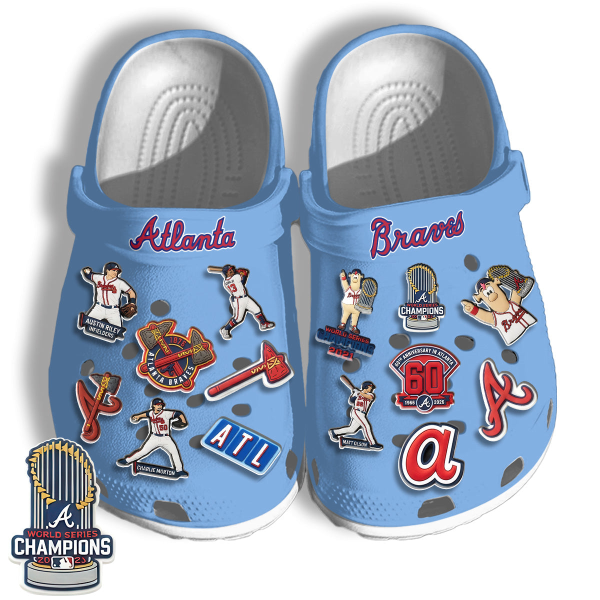 ATL 2026 Blue clogs - Charms Gift Set