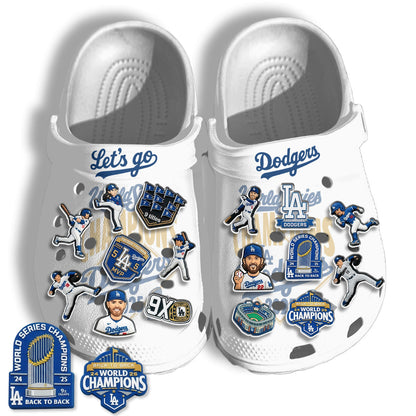 LAD 2026 Champions White clogs - Charms Gift Set