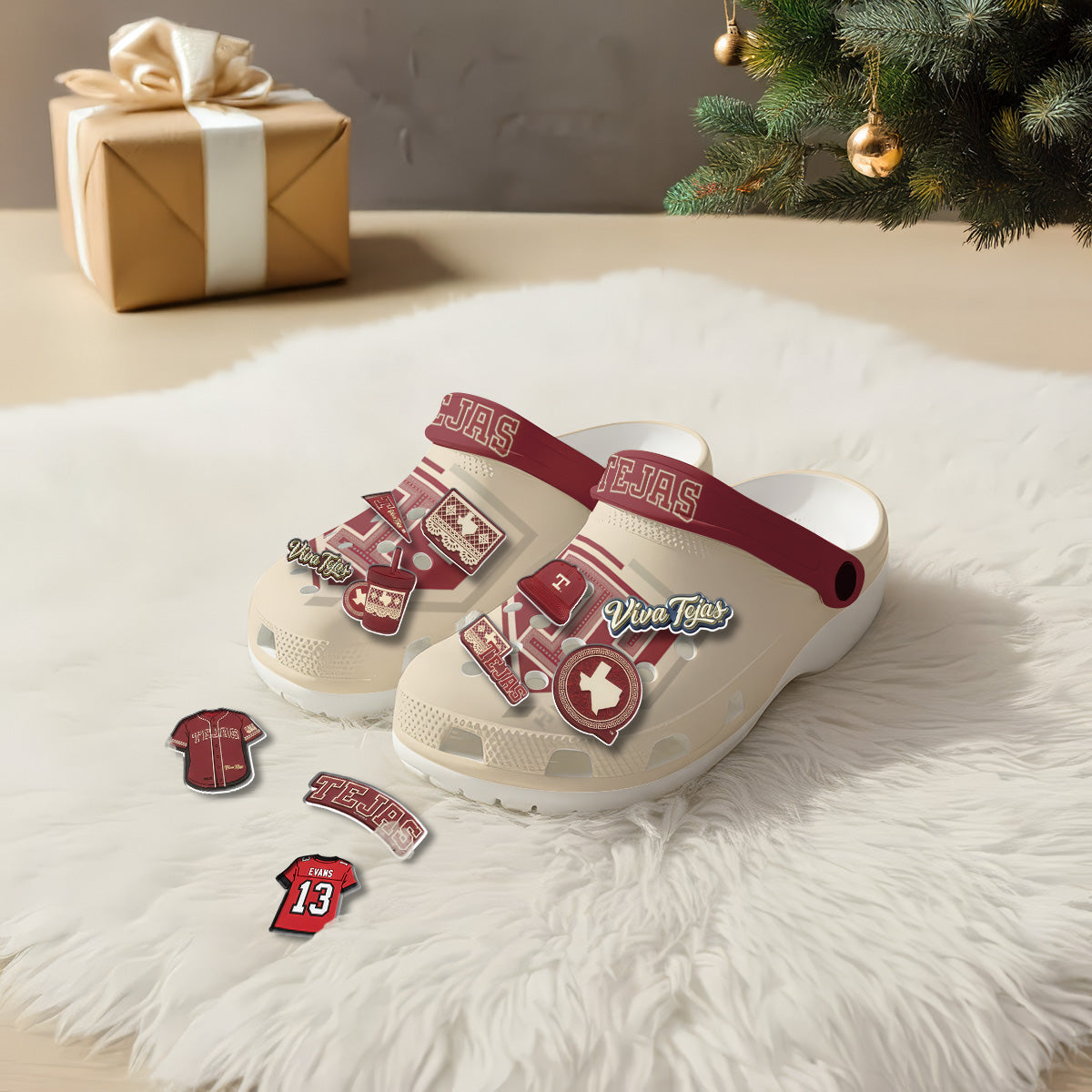TAX Cream Clogs 2026 - Charms Gift Set