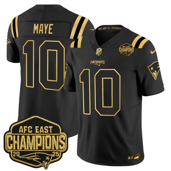 NE AFC East Champions Patch Vapor Limited Jersey - All Stitched n9