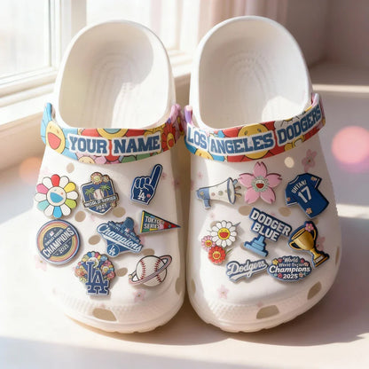 LAD Tokyo Series Clogs - Charms Gift Set - White