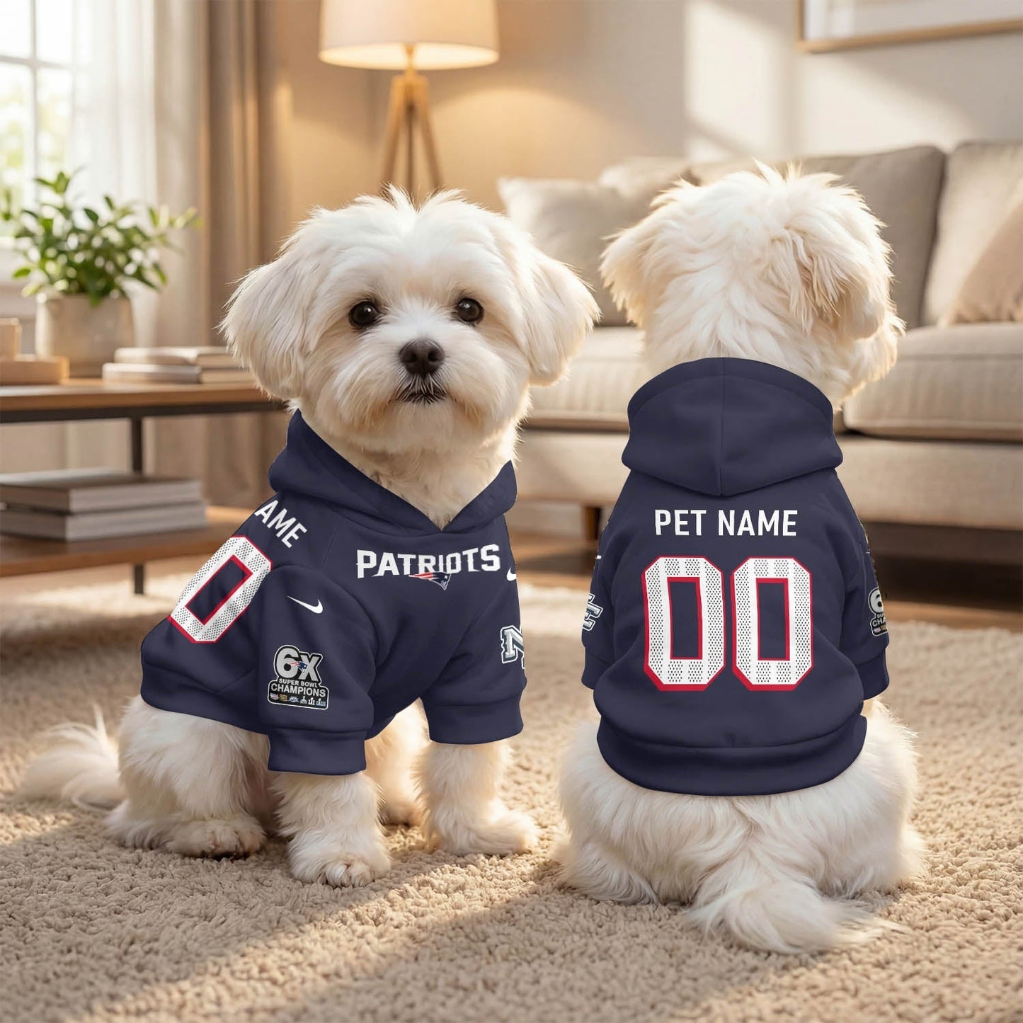 NE “Rivalries” Pet Hoodie
