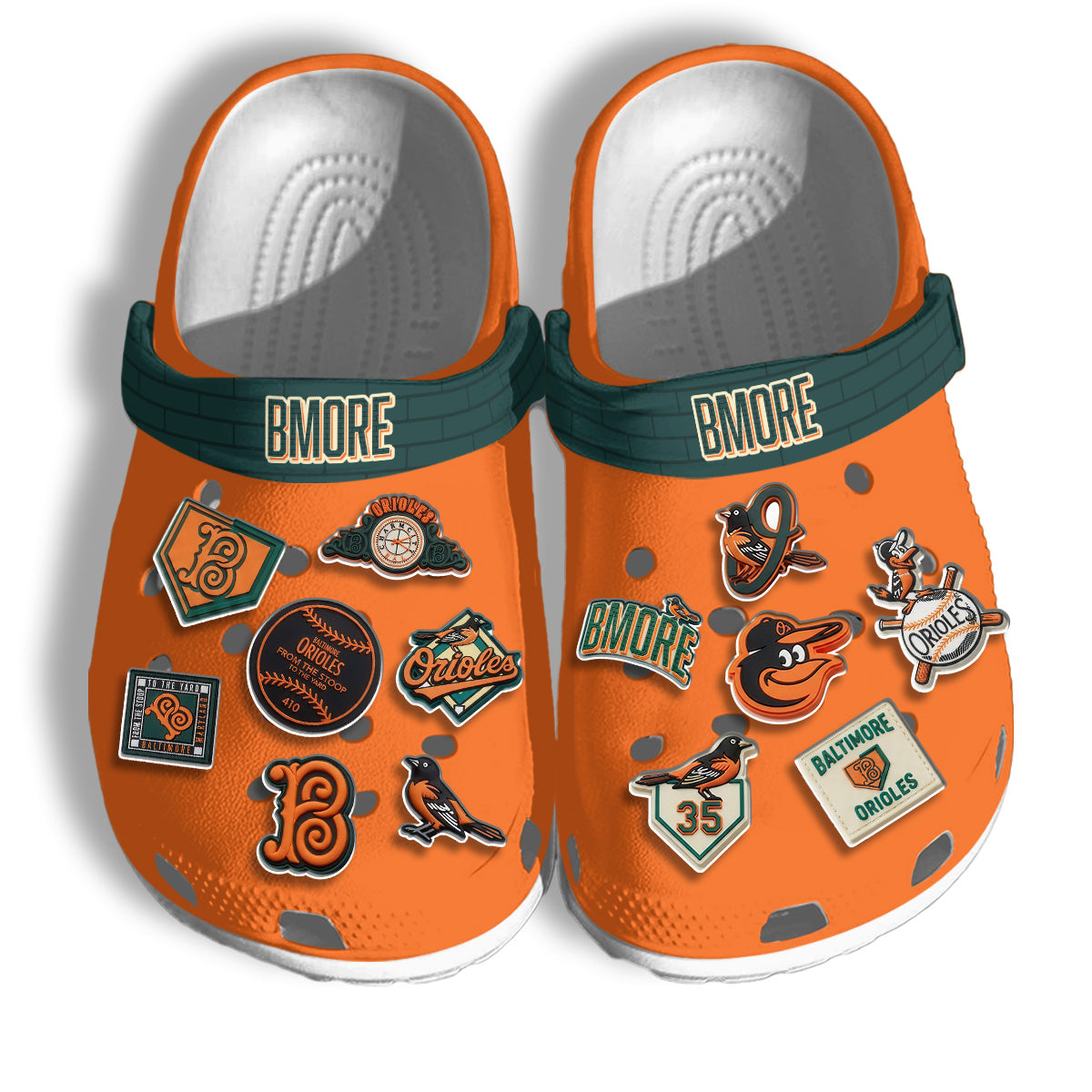 BAL 2026 City Connect Orange Clogs - Charms Gift Set