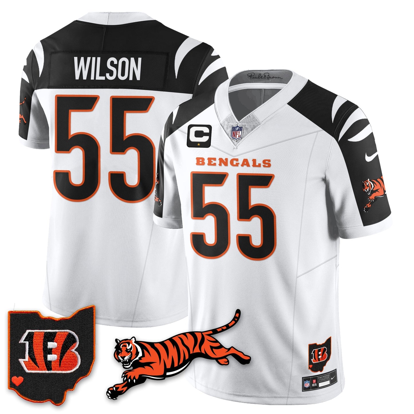 CIN Vapor F.U.S.E. Limited Jersey N1 - All Stitched