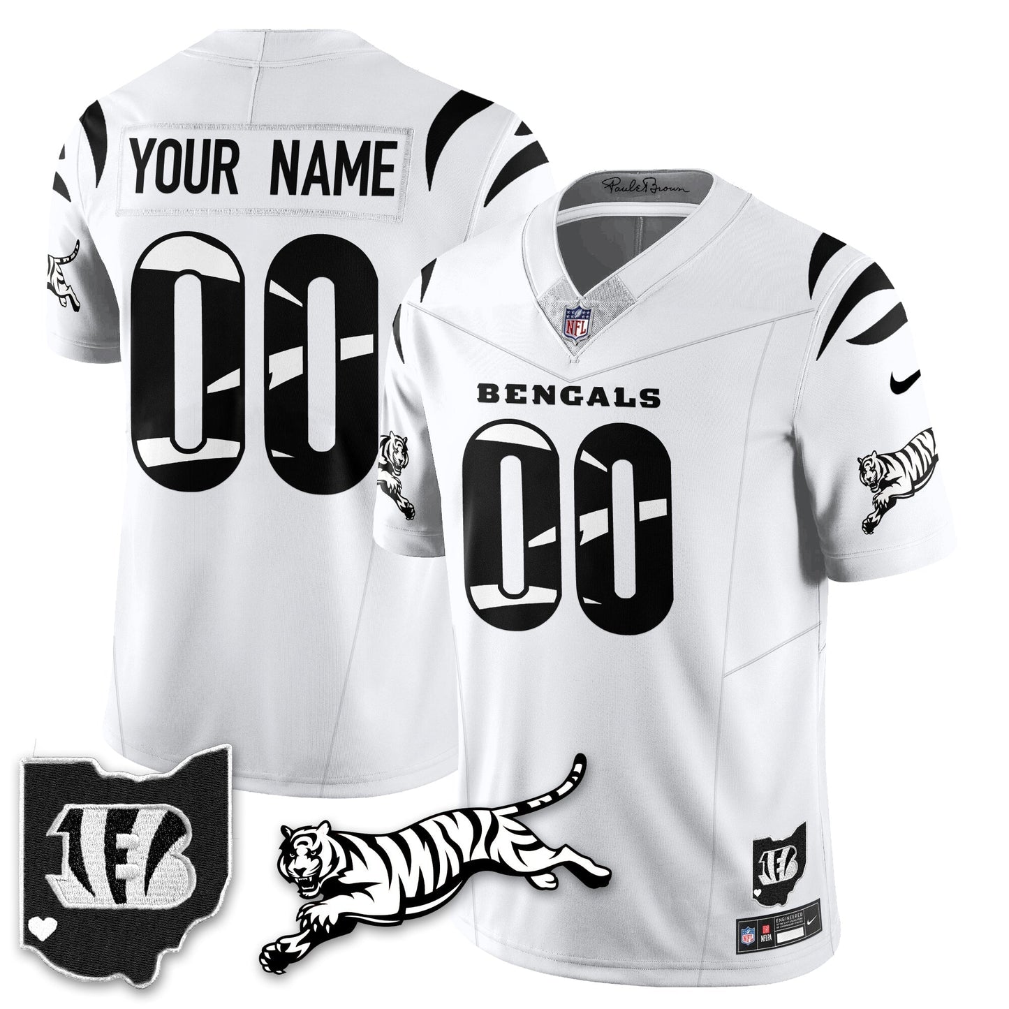 CIN Vapor F.U.S.E. Limited Jersey N1 - All Stitched