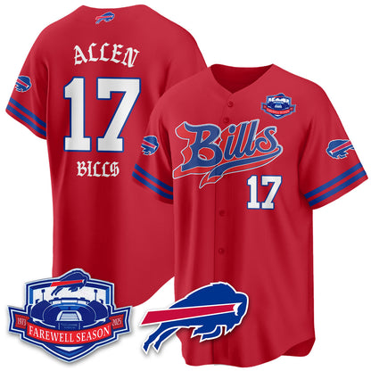 BUF Born x Raised Baseball Jersey - All Stitched