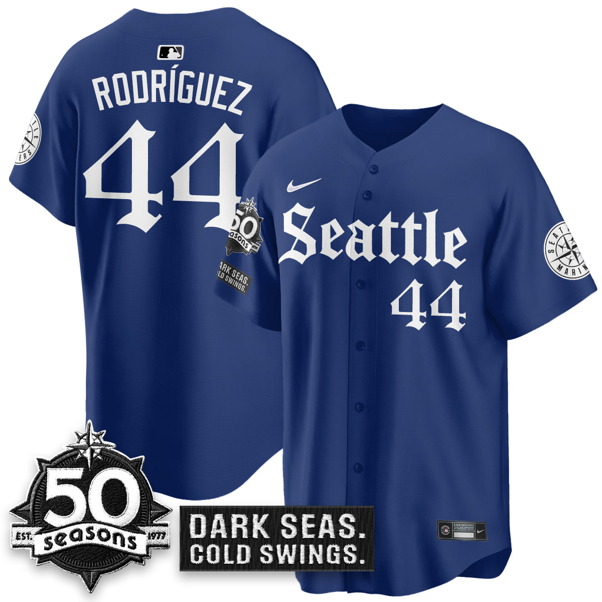 SEA 'Gothic Edition' Vapor Premier Limited Jersey - 50th Anniversary - All Stitched