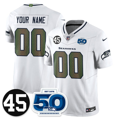 SEA Vapor Limited Custom Jersey - Honor Kenny Easley - All Stitched