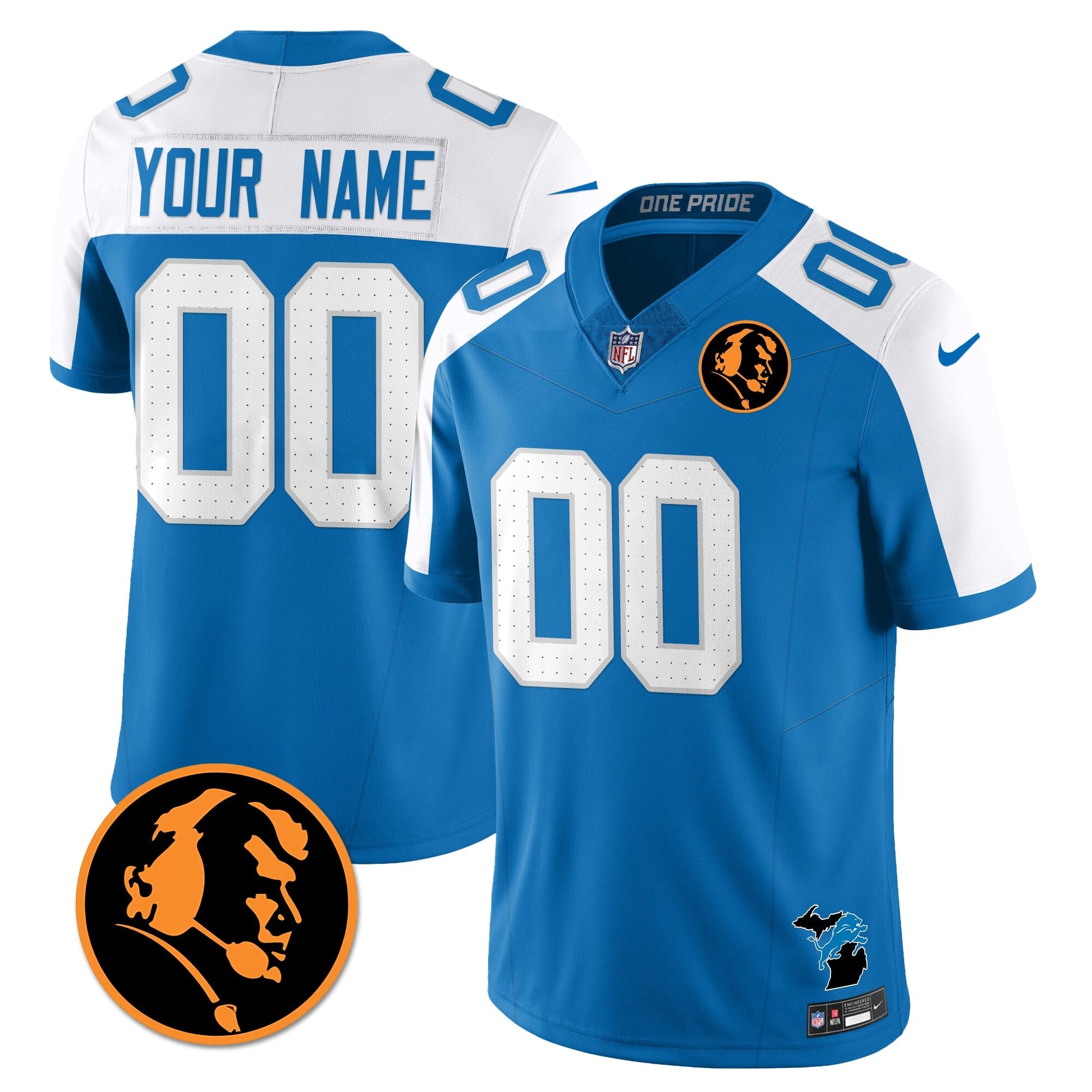 DET Vapor Limited Jersey - John Madden Patch - All Stitched