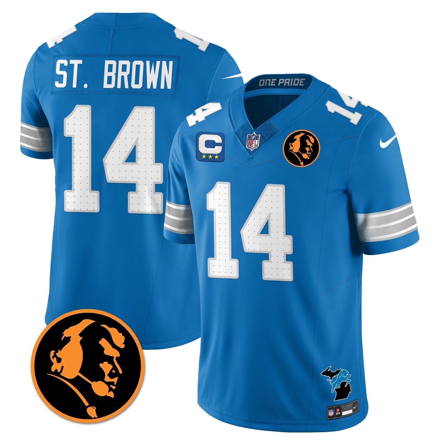 DET Vapor Limited Jersey - John Madden Patch - All Stitched